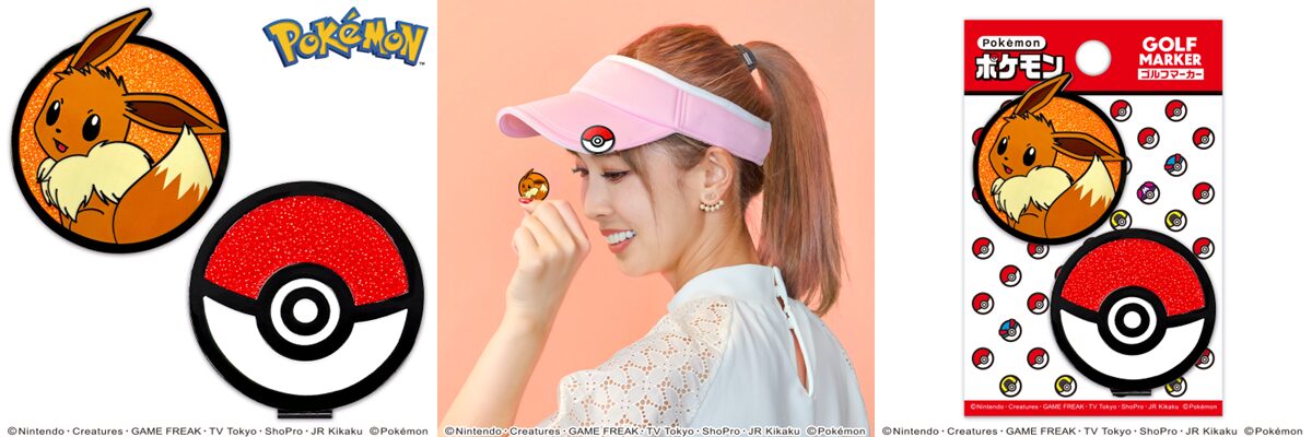 人気のポケモンゴルフグッズにBIGサイズのゴルフマーカー(全5種)が新